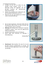 Preview for 23 page of arbin KITE Opti User Manual