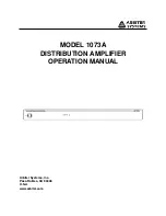 Arbiter Systems 1073A Operation Manual предпросмотр