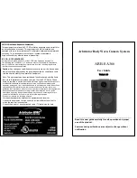 Arbitrator BWC ARB-SA366 User Manual предпросмотр