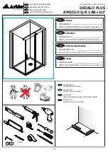 Preview for 1 page of Arblu DEDALO PLUS ANGOLO Q-R 1AB Plus 1LF Assembly Instructions Manual