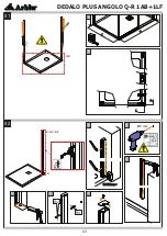 Preview for 3 page of Arblu DEDALO PLUS ANGOLO Q-R 1AB Plus 1LF Assembly Instructions Manual