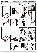 Preview for 4 page of Arblu DEDALO PLUS ANGOLO Q-R 1AB Plus 1LF Assembly Instructions Manual