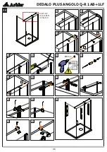 Preview for 6 page of Arblu DEDALO PLUS ANGOLO Q-R 1AB Plus 1LF Assembly Instructions Manual