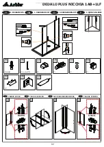 Предварительный просмотр 2 страницы Arblu DEDALO PLUS NICCHIA 1AB+1LF Assembly Instructions Manual