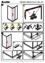 Предварительный просмотр 8 страницы Arblu PERSEO ANGOLO Q-R 1AS+1LF Assembly Instructions Manual