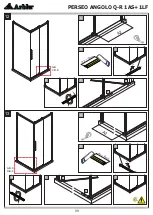 Предварительный просмотр 9 страницы Arblu PERSEO ANGOLO Q-R 1AS+1LF Assembly Instructions Manual