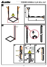 Предварительный просмотр 3 страницы Arblu PERSEO ANGOLO Q-R 2SL+1LF Assembling Instructions