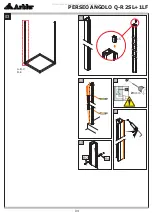 Предварительный просмотр 4 страницы Arblu PERSEO ANGOLO Q-R 2SL+1LF Assembling Instructions