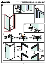 Предварительный просмотр 6 страницы Arblu PERSEO ANGOLO Q-R 2SL+1LF Assembling Instructions