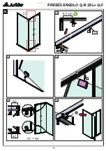 Предварительный просмотр 9 страницы Arblu PERSEO ANGOLO Q-R 2SL+1LF Assembling Instructions