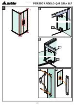 Предварительный просмотр 10 страницы Arblu PERSEO ANGOLO Q-R 2SL+1LF Assembling Instructions