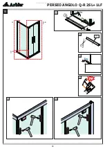 Предварительный просмотр 11 страницы Arblu PERSEO ANGOLO Q-R 2SL+1LF Assembling Instructions