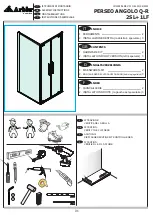 Preview for 1 page of Arblu PERSEO ANGOLO Q-R Assembly Instructions Manual