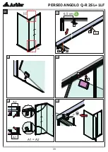 Предварительный просмотр 9 страницы Arblu PERSEO ANGOLO Q-R Assembly Instructions Manual