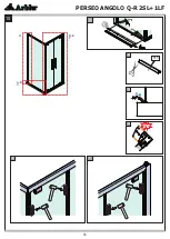 Предварительный просмотр 11 страницы Arblu PERSEO ANGOLO Q-R Assembly Instructions Manual