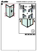 Предварительный просмотр 12 страницы Arblu PERSEO ANGOLO Q-R Assembly Instructions Manual