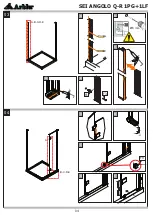 Предварительный просмотр 4 страницы Arblu SEI ANGOLO Q-R 1PG+1LF Assembly Instructions Manual