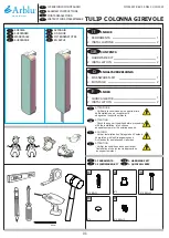 Preview for 1 page of Arblu TULIP COLONNA GIREVOLE Assembly Instructions