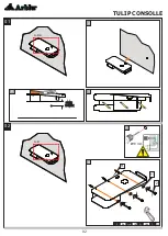 Preview for 2 page of Arblu TULIP CONSOLE Assembly Instructions