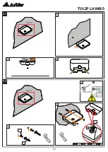 Preview for 2 page of Arblu TULIP LAVABO Assembly Instructions