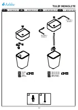 Preview for 2 page of Arblu TULIP MONOLITE Assembly Instructions Manual