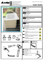 Preview for 1 page of Arblu TULIP VASCA Assembly Instructions