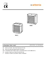 Предварительный просмотр 1 страницы Arbonia DAA Installation And Maintenance Manual