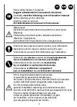 Preview for 4 page of Arbonia SABIANA CARISMA CRC 13 Installation, Use And Maintenance Manual