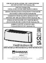 Preview for 1 page of Arbonia SABIANA Carisma Fly CVP-ECM Manual