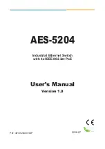 Arbor Technology AES-5204 User Manual preview