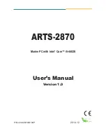 Arbor Technology ARTS-2870 User Manual preview
