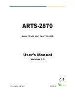 Preview for 1 page of Arbor Technology ARTS-2870 User Manual