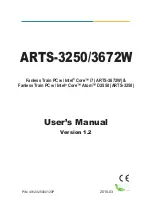 Preview for 1 page of Arbor Technology ARTS-3250W User Manual