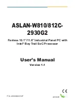 Arbor Technology ASLAN-W810-2930G2 User Manual preview