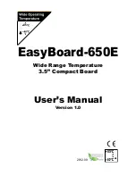 Arbor Technology EasyBoard-650E User Manual preview