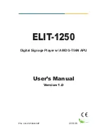 Arbor Technology ELIT-1250 User Manual preview