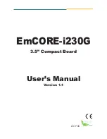 Arbor Technology EmCORE-i230G User Manual preview