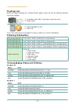 Preview for 2 page of Arbor Technology EmCORE-i290H Quick Installation Manual