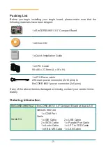 Preview for 2 page of Arbor Technology EmCORE-i9651 Quick Installation Manual