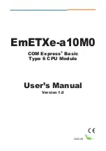 Arbor Technology EmETXe-a10M0 User Manual preview