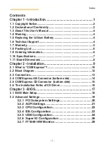 Preview for 3 page of Arbor Technology EmETXe-i250C User Manual