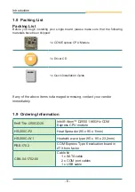 Preview for 10 page of Arbor Technology EmETXe-i250C User Manual