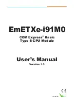 Arbor Technology EmETXe-i91M0 User Manual preview