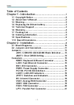 Предварительный просмотр 3 страницы Arbor Technology EmModule-621E Manual