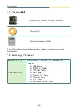 Предварительный просмотр 9 страницы Arbor Technology EmModule-621E Manual