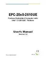 Arbor Technology EPC-20X0-2610UE User Manual preview