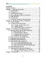 Preview for 5 page of Arbor Technology FPC-3130 User Manual