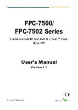 Arbor Technology FPC-7500 Series User Manual preview