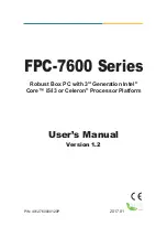 Preview for 1 page of Arbor Technology FPC-7600 Series User Manual