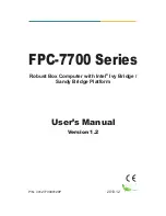 Arbor Technology FPC-7700 Series User Manual preview